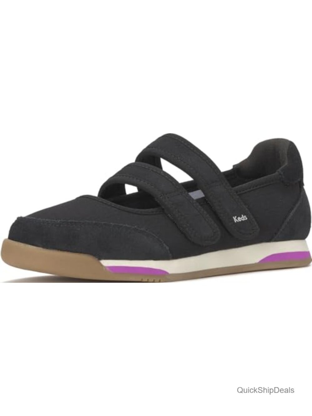 Revival Mary Jane Fashion Sneakers Textile Suede Upper Removable Footbed